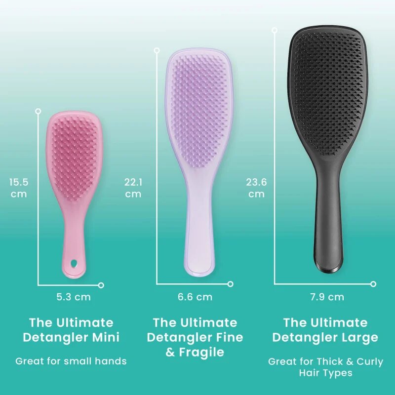 Tangle Teezer The Ultimate Detangler Fine & Fragile плоска четка за чуплива коса Hypnotic Heather 1 бр.