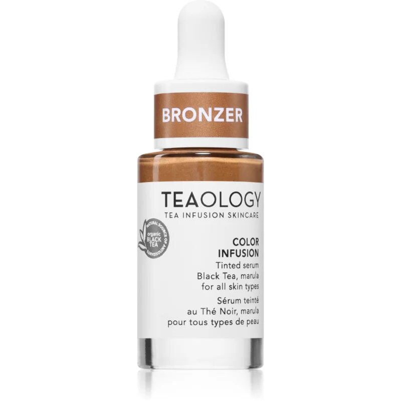 Teaology Color Infusion Tinted Serum тониращ серум за незабавен ефект на бронзов загар 15 мл.