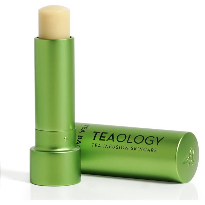 Teaology Tea Balm хидратиращ балсам за устни в тубичка с хиалуронова киселина цвят Matcha Tea - transparent 4 гр.