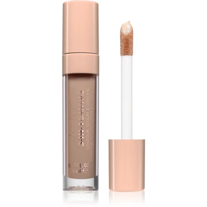 Technic Cosmetics 3-In-1 Canvas дълготраен коректор цвят Ivory 8 мл.