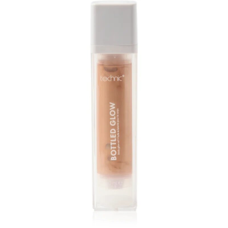 Technic Cosmetics Bottled Glow блестящо бронзиращо олио за тяло цвят Sunset Bronze 50 мл.