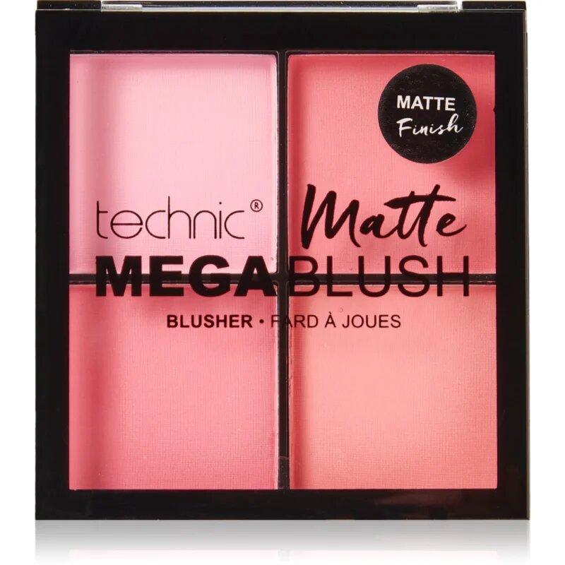 Technic Cosmetics Mega Blush палитра с ружове с матиращ ефект 11.2 гр.