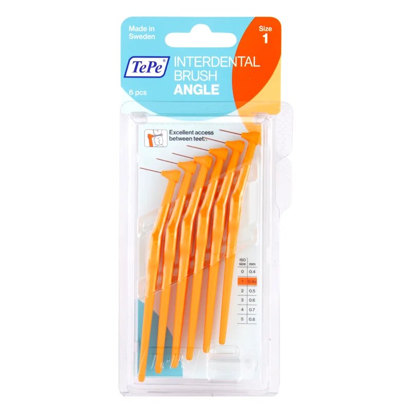 TePe Angle Size 1 четки за междузъбно пространство 045 mm 6 бр.
