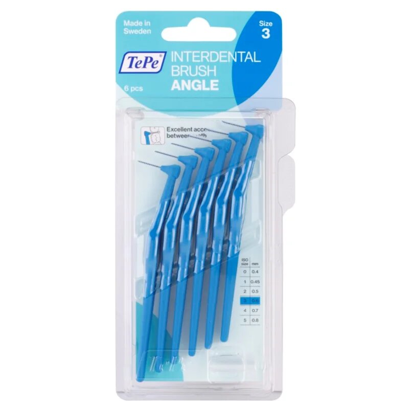 TePe Angle Size 3 четки за междузъбно пространство 06 mm 6 бр.