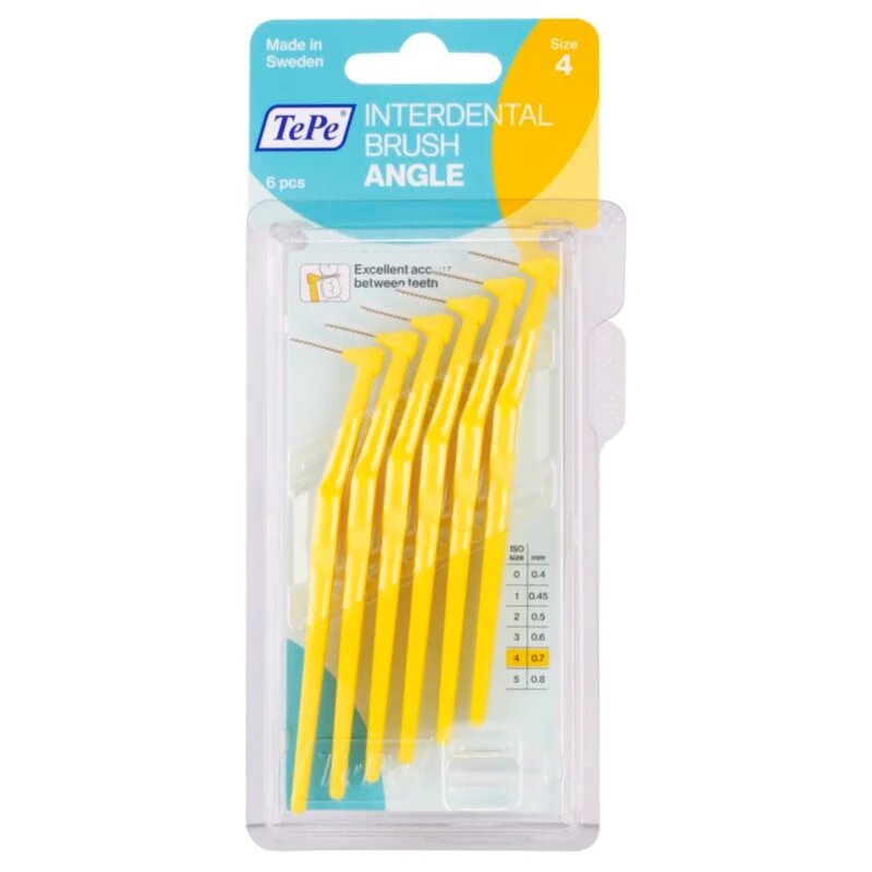 TePe Angle Size 4 четки за междузъбно пространство 07 mm 6 бр.
