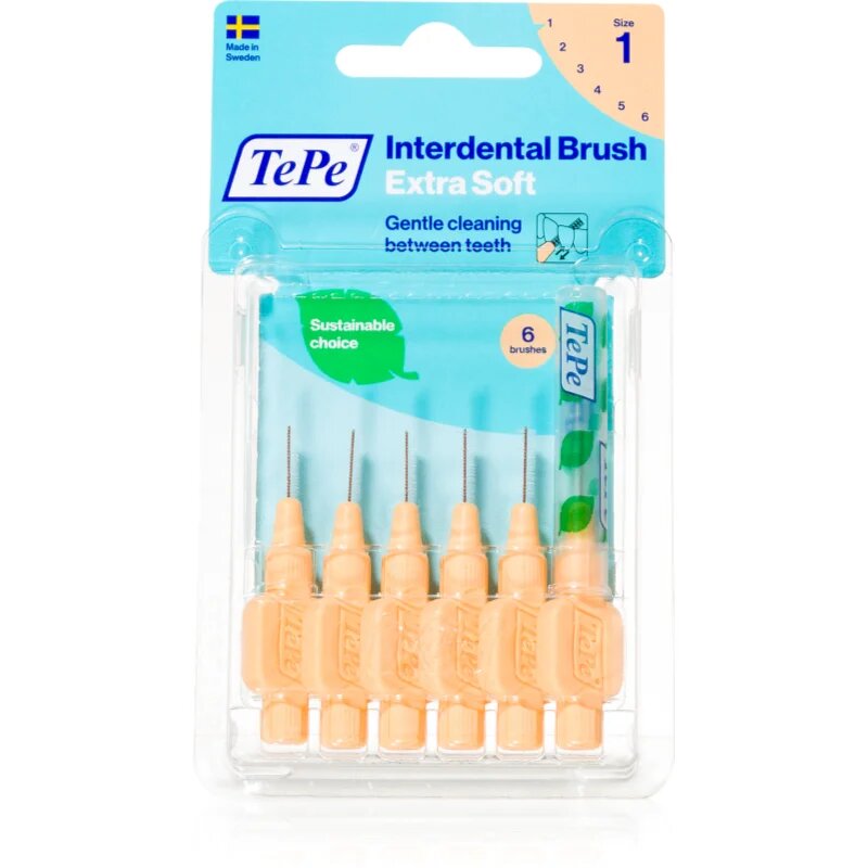 TePe Interdental Brush Extra Soft четки за междузъбно пространство Orange 045 mm 6 бр.