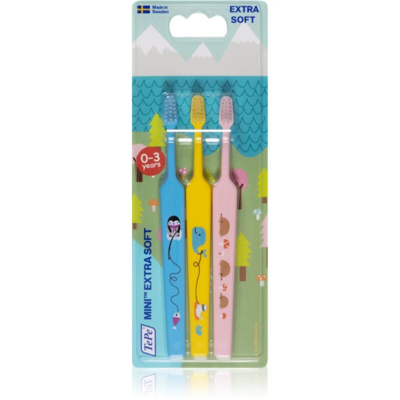 TePe X-Soft 0-6y четки за зъби 3 бр.