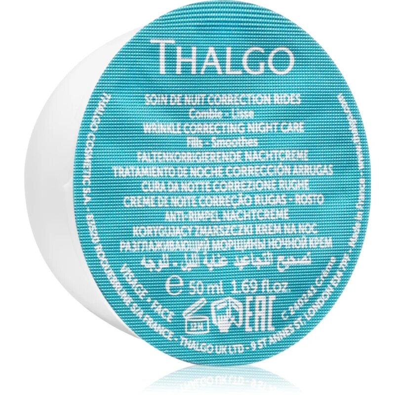 Thalgo Hyalu-Procollagen Wrinkle Correcting Night Care подхранващ нощен крем против бръчки 50 мл.