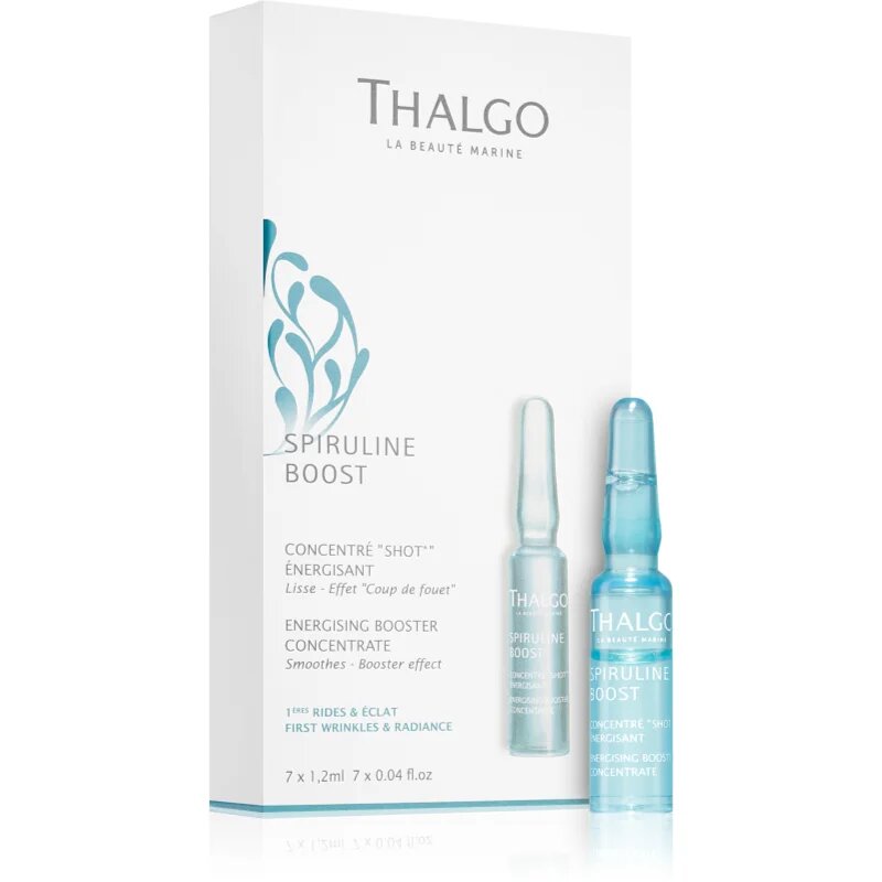 Thalgo Spiruline Boost Energising Booster Concentrate концентрат против бръчки с витамин С 7 x 1.2 мл.