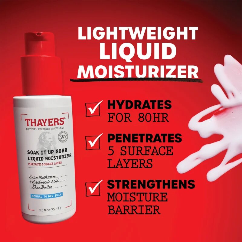 Thayers Soak Your Skin хидратиращ крем за нормална към дехидратирана кожа на лицето 75 мл.
