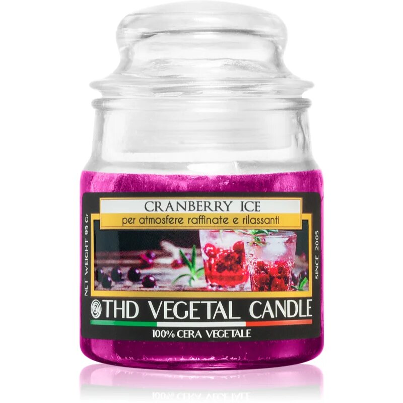 THD Italian Luxury Cranberry ароматна свещ 95 гр.