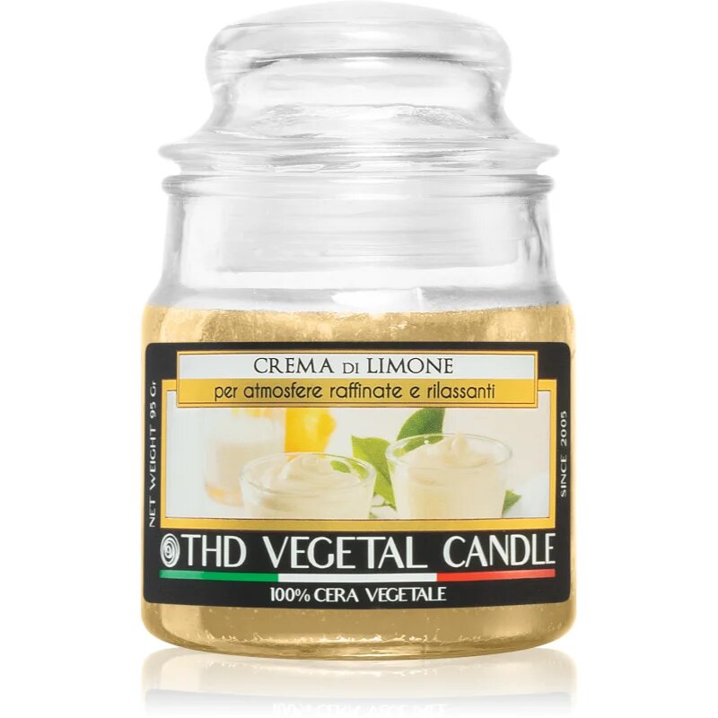 THD Italian Luxury Crema Di Limone ароматна свещ 100 гр.