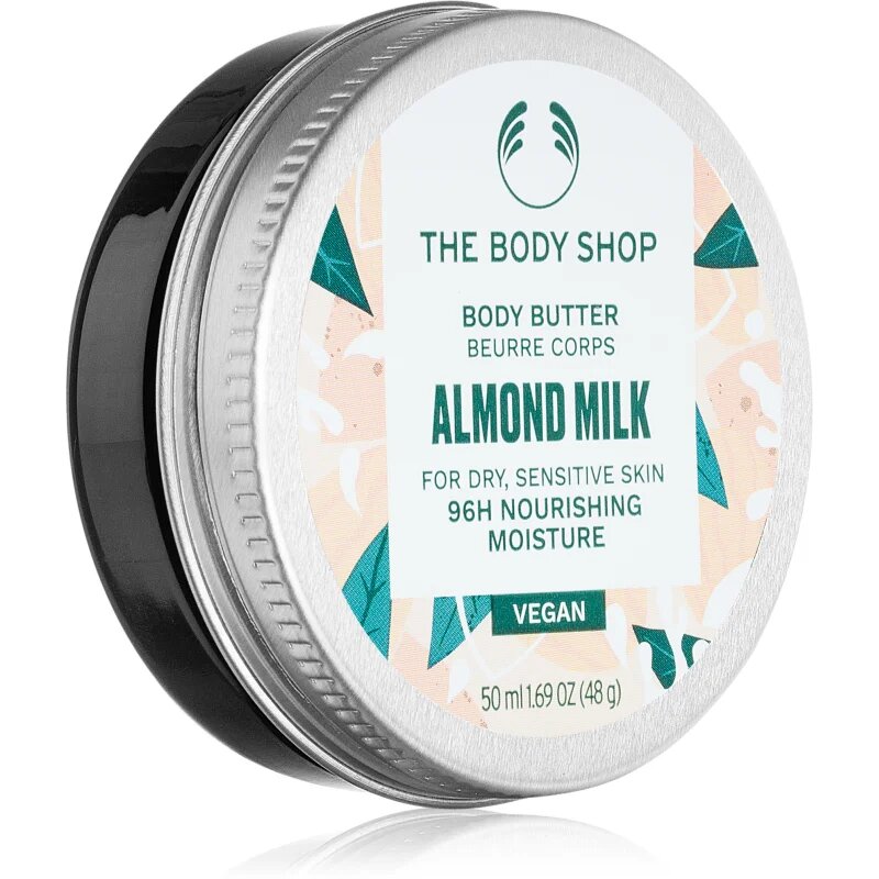 The Body Shop Almond Milk Body Butter масло за тяло с подхранващ ефект 50 мл.