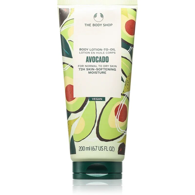 The Body Shop Avocado Body Lotion тоалетно мляко за тяло с авокадо 200 мл.