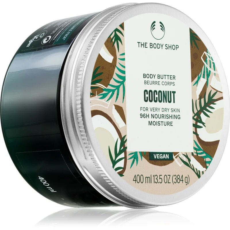The Body Shop Coconut Body Butter масло за тяло с подхранващ ефект 400 мл.
