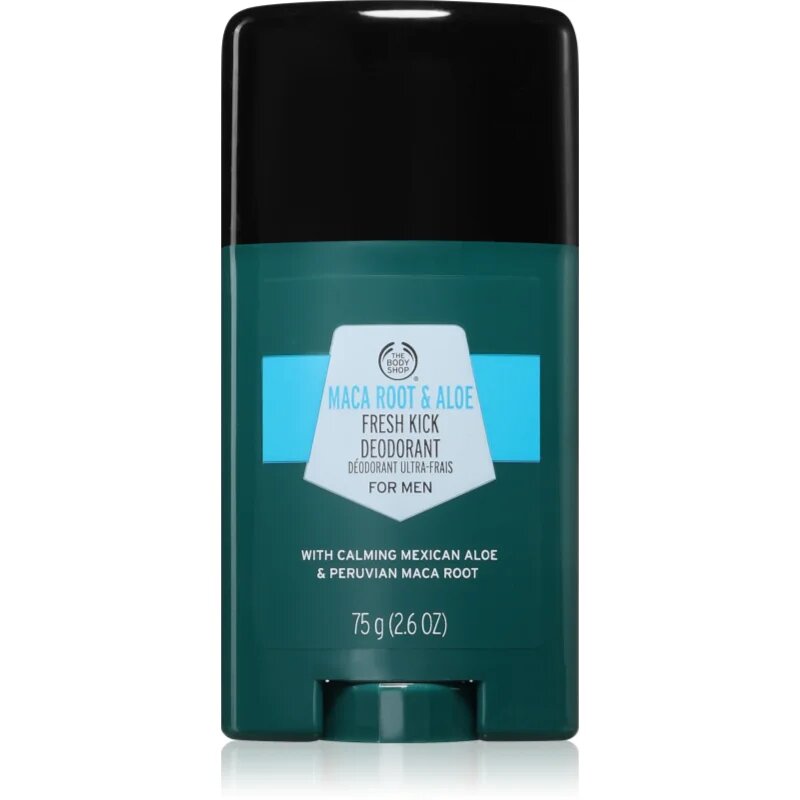 The Body Shop Maca Root & Aloe Fresh Kick Deodorant дезодорант стик за мъже 75 гр.