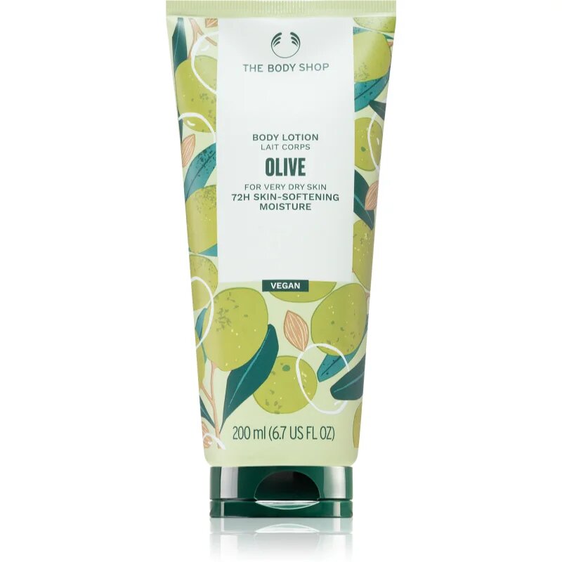 The Body Shop Olive Body Lotion омекотяващ лосион за тяло за суха кожа 200 мл.