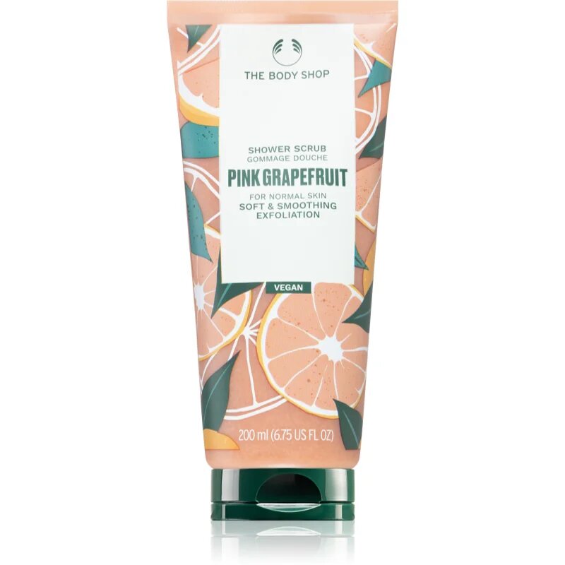The Body Shop Pink Grapefruit Shower Scrub пилинг за тяло 200 мл.