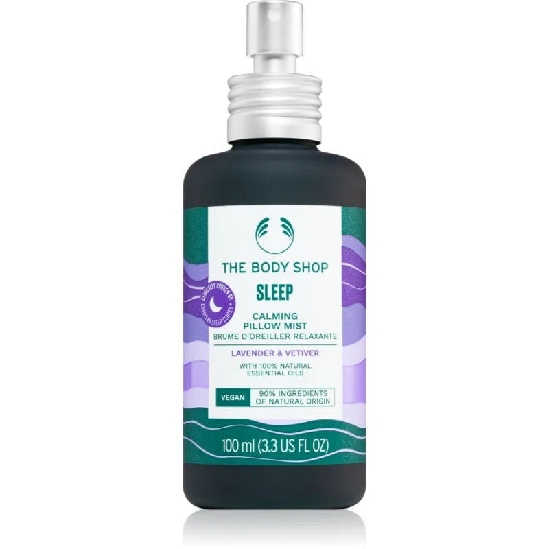 The Body Shop Sleep Lavander & Vetiver Мъгла за възглавница с екстракт от лавандула 100 мл.