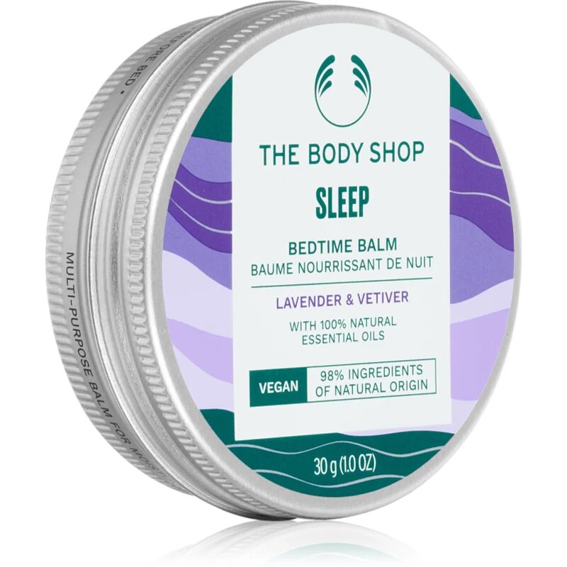 The Body Shop Sleep Lavander & Vetiver нощен балсам за суха кожа 30 гр.