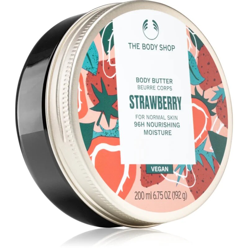 The Body Shop Strawberry Body Butter масло за тяло За нормална кожа 200 мл.