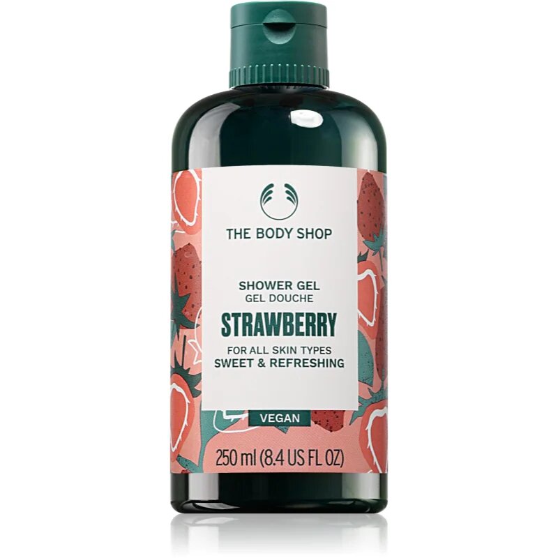 The Body Shop Strawberry Shower Gel освежаващ душ гел 250 мл.