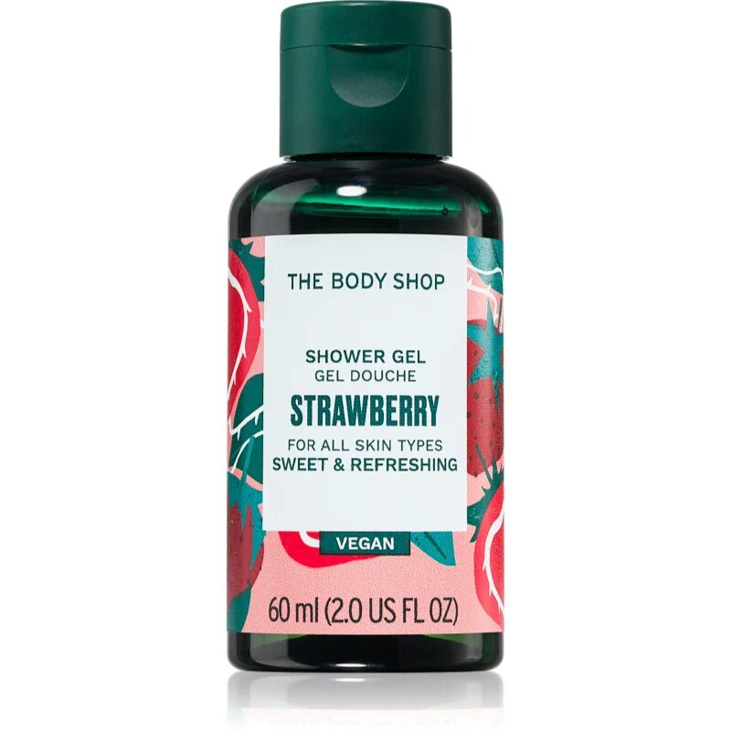 The Body Shop Strawberry Shower Gel освежаващ душ гел 60 мл.