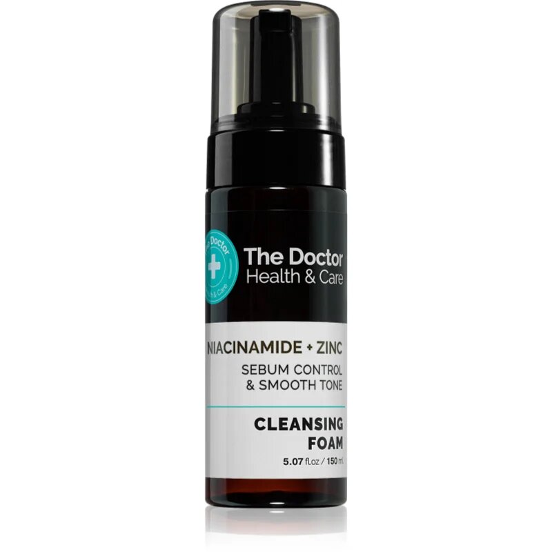 The Doctor Niacinamide + Zinc Sebum Control & Smooth Tone почистваща пяна с матиращ ефект 150 мл.