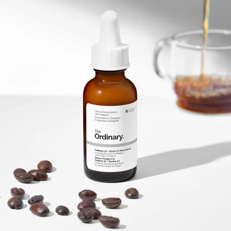 The Ordinary Caffeine 3% + Escin 1% Face Serum енергизиращ серум с кофеин 30 мл.
