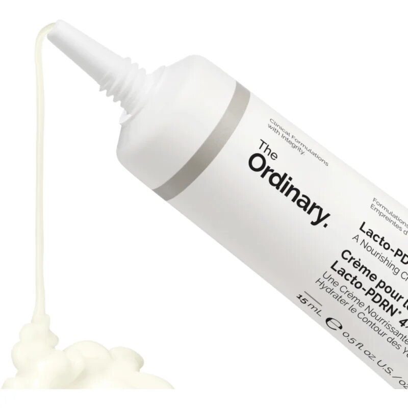 The Ordinary Lacto-PDRN* 4% + B9 Eye Cream изглаждащ околоочен крем против бръчки за околоочния контур 15 мл.
