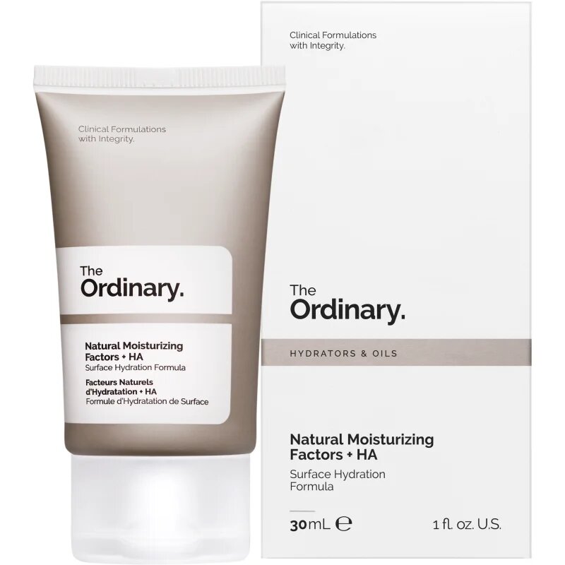 The Ordinary Natural Moisturizing Factors + HA хидратиращ крем за лице 30 мл.