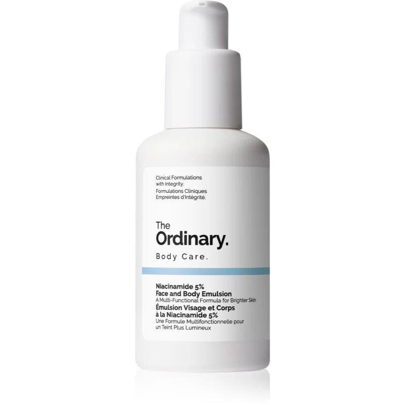 The Ordinary Niacinamide 5% Face & Body Emulsion лека хидратираща емулсия Против тъмни петна за лице и тяло 100 мл.