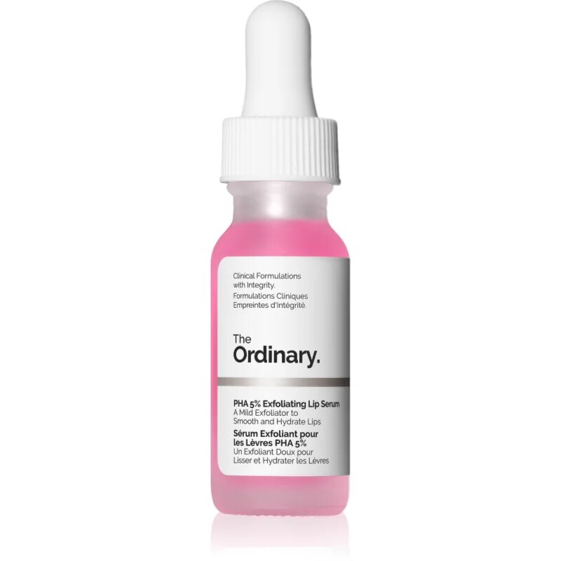 The Ordinary PHA 5% Exfoliating Lip Serum изглаждащ ексфолиращ серум за устни 15 мл.