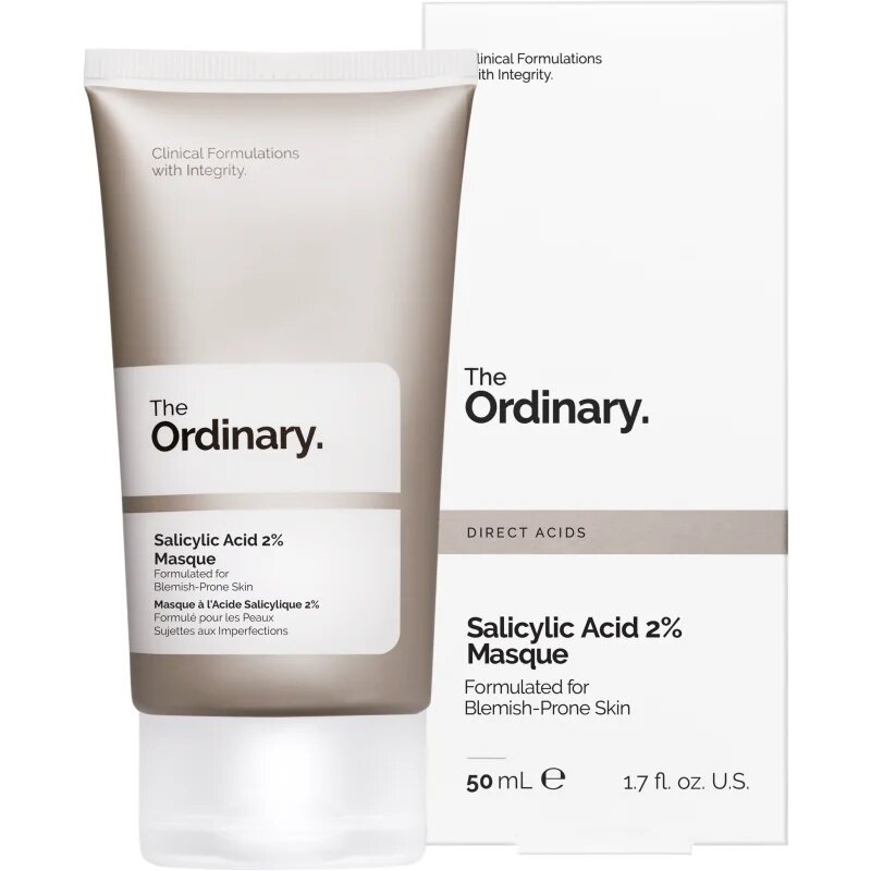 The Ordinary Salicylic Acid 2% Masque почистваща маска със салицилова киселина 50 мл.