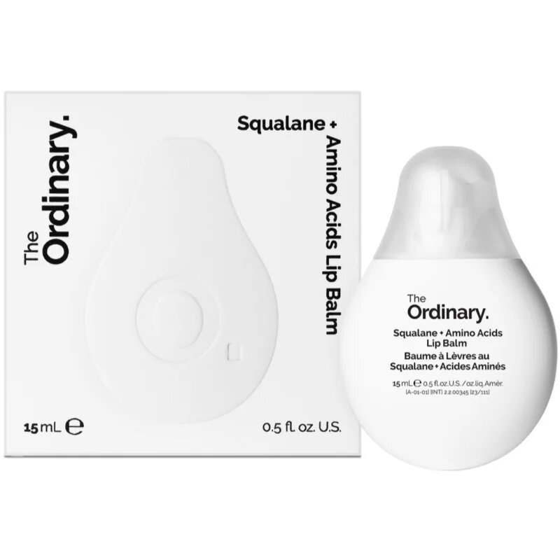 The Ordinary Squalane + Amino Acids Lip Balm хидратиращ балсам за устни 15 мл.