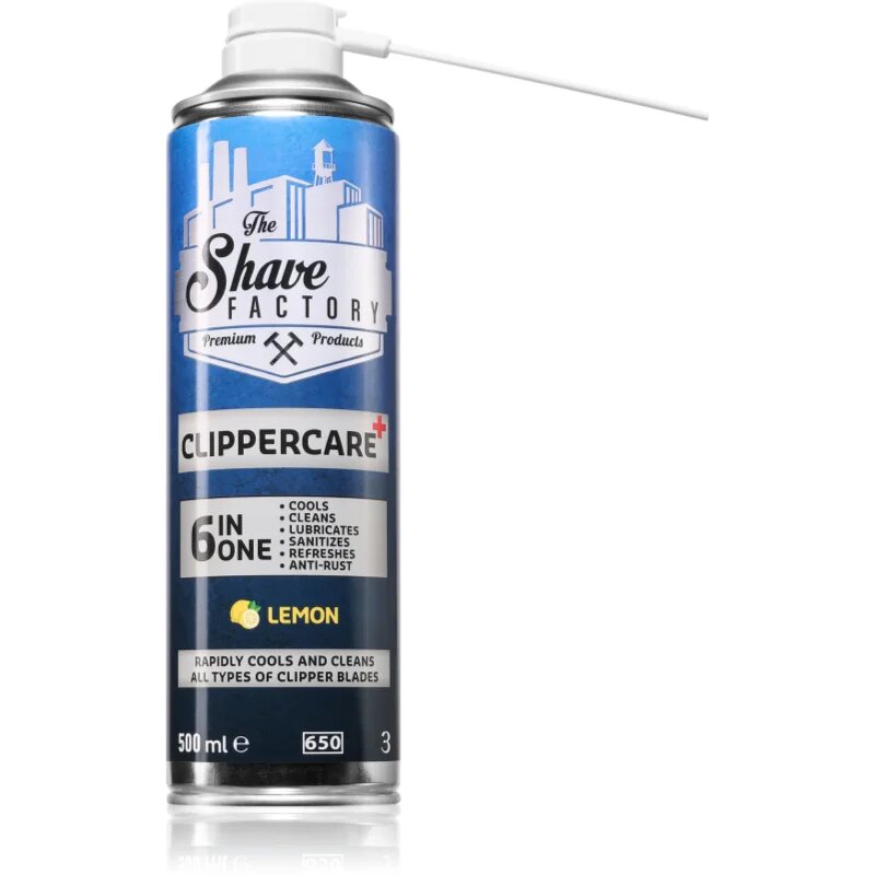 The Shave Factory Clippercare 6 in 1 спрей за самобръсначки 500 мл.