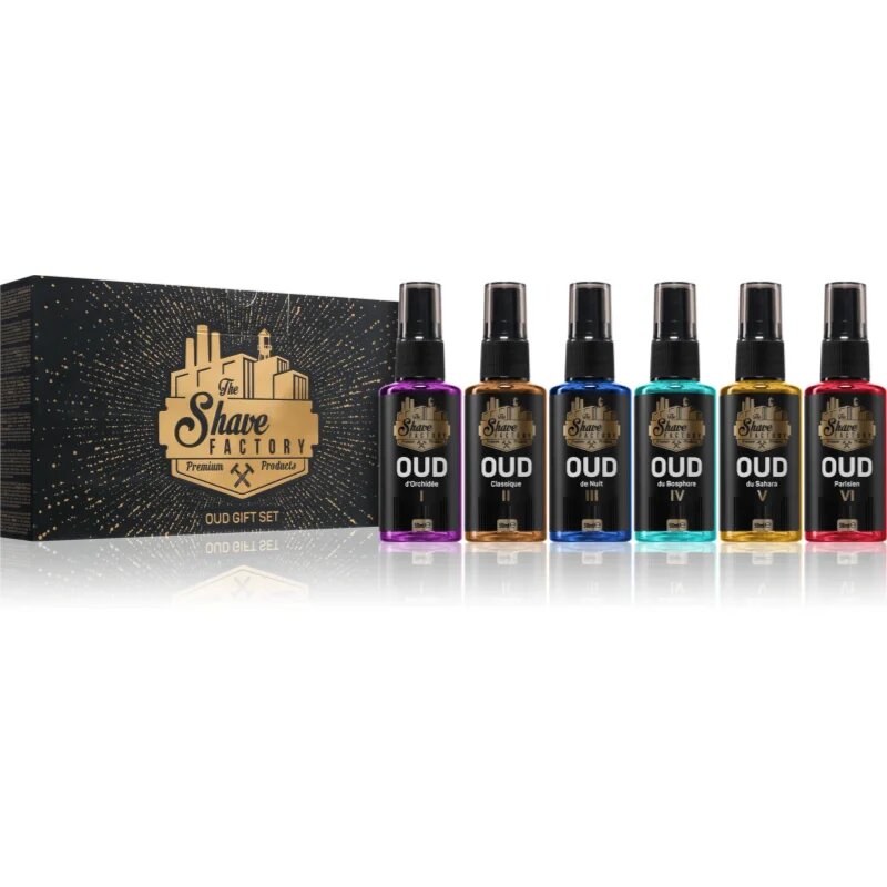 The Shave Factory OUD GIFT SET афтършейв 6x50 мл.