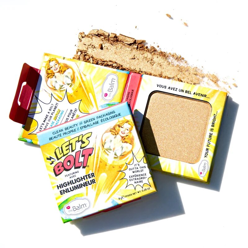theBalm Let's Bolt хайлайтър руж и сенки 8 гр.