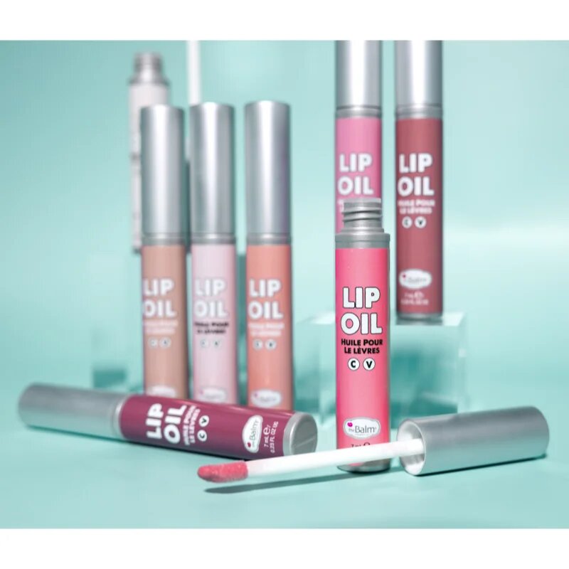 theBalm Lip Oil масло от нар цвят Take the High Rose 7 мл.