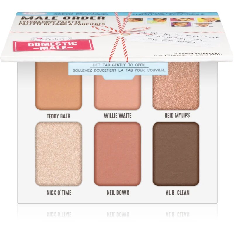 theBalm Male Order® Domestic Male палитра от сенки за очи 13.2 гр.