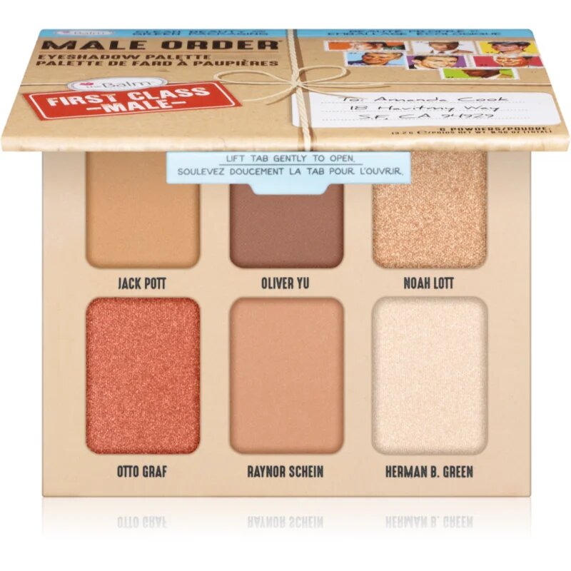 theBalm Male Order® First Class Male палитра сенки за очи 13.2 гр.