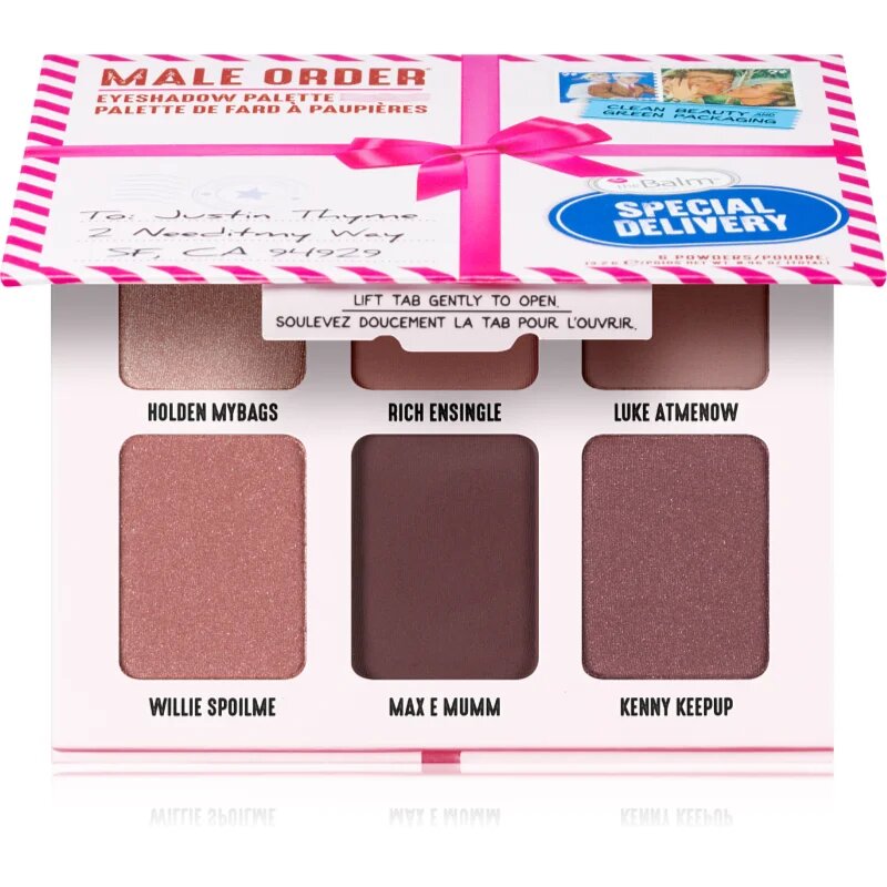 theBalm Male Order® Special Delivery палитра сенки за очи 13.2 гр.