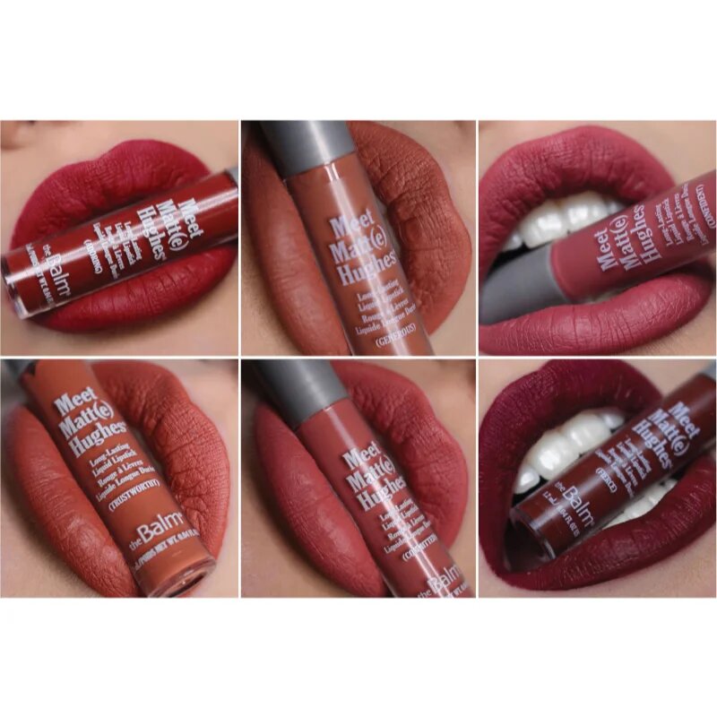 theBalm Meet Matt(e) Hughes Mini Kit San Francisco комплект течно червило за дълготраен ефект 6 бр.