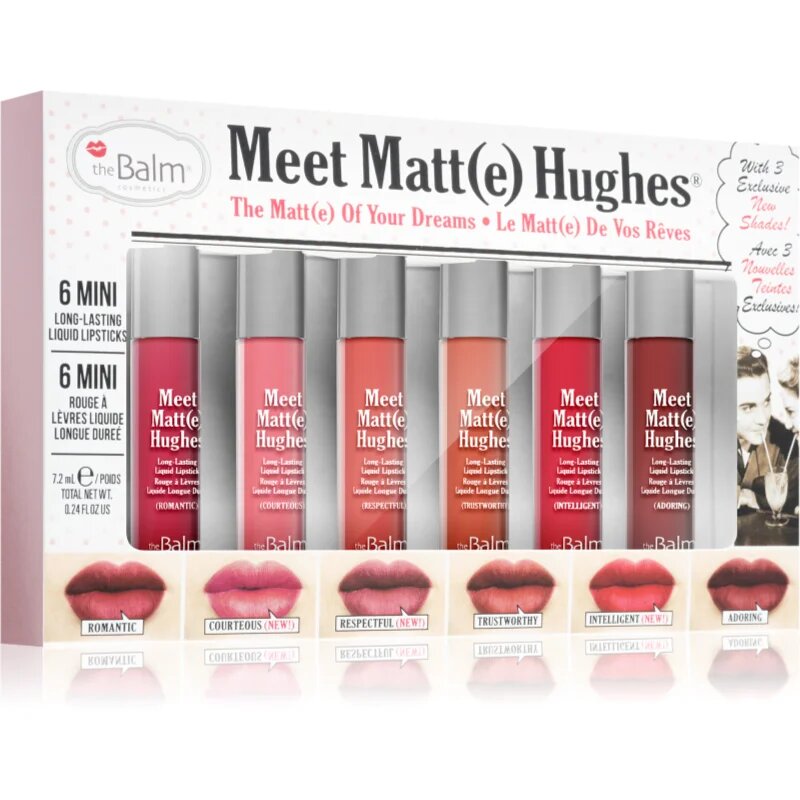 theBalm Meet Matt(e) Hughes Vol. 12 матов комплект за устни