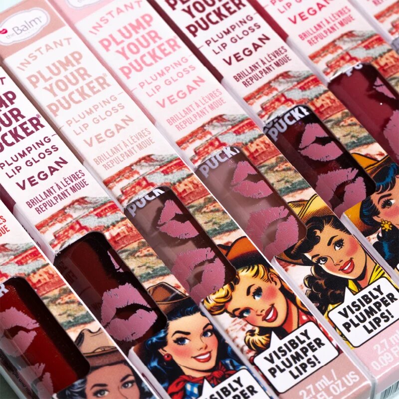 theBalm Plump Your Pucker Lip Gloss блясък за устни за по-голям обем цвят Buck-a-Roo 2.7 мл.