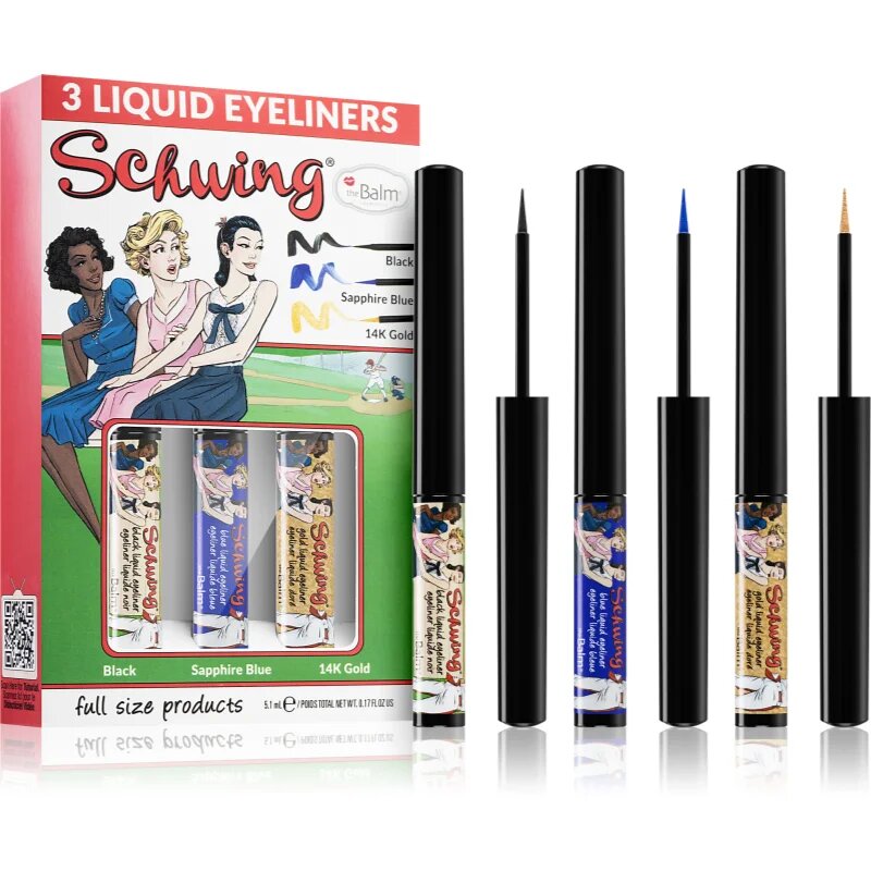 theBalm Schwing® Trio течни очни линии