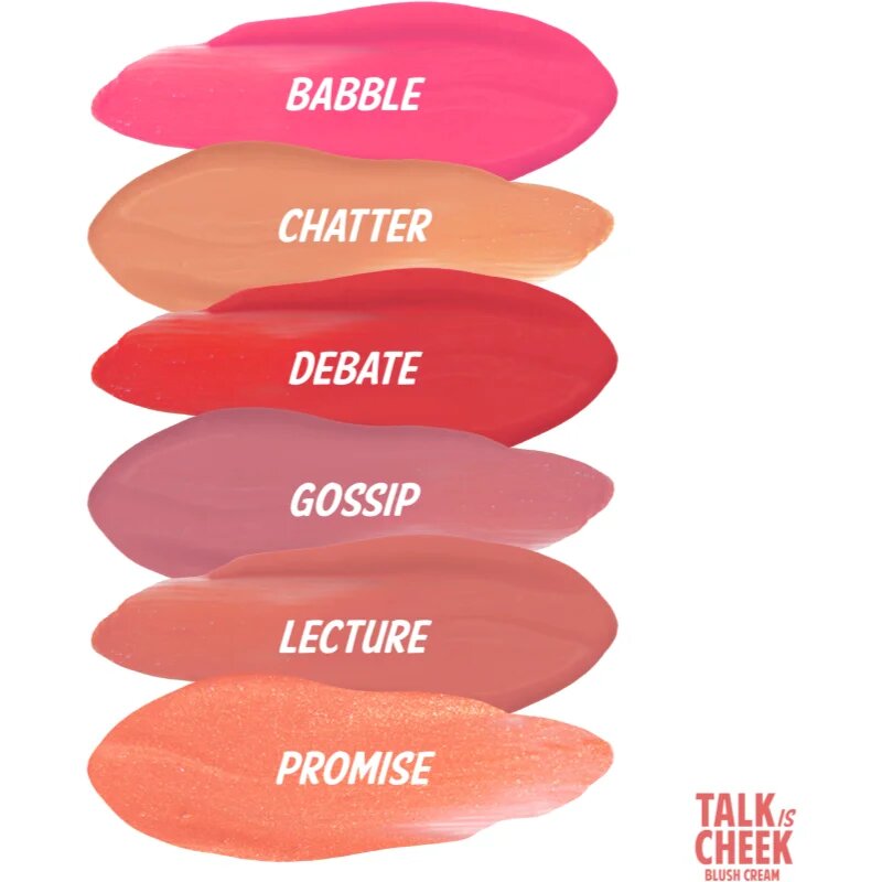 theBalm Talk is Cheek кремообразен руж цвят Babble 4 мл.