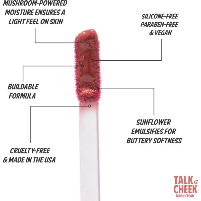 theBalm Talk is Cheek кремообразен руж цвят Gossip 4 мл.