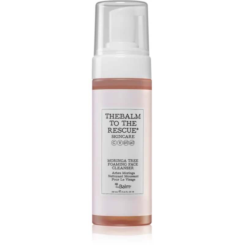 theBalm To The Rescue® Moringa Tree почистваща пяна за лице с хидратиращ ефект 160 мл.