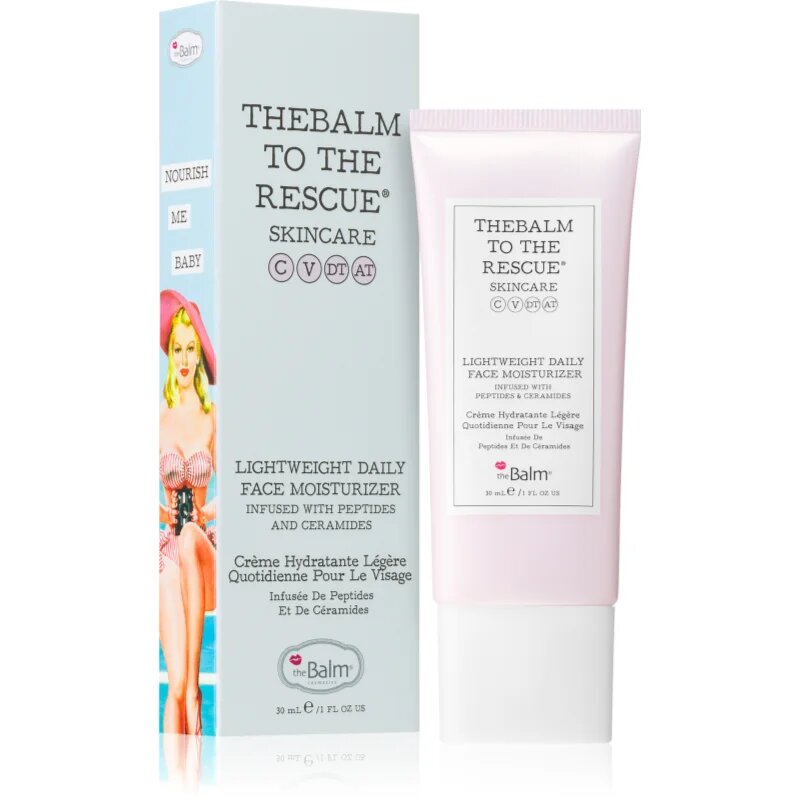 theBalm To The Rescue® Peptides & Ceramides лек дневен крем с церамиди 30 мл.